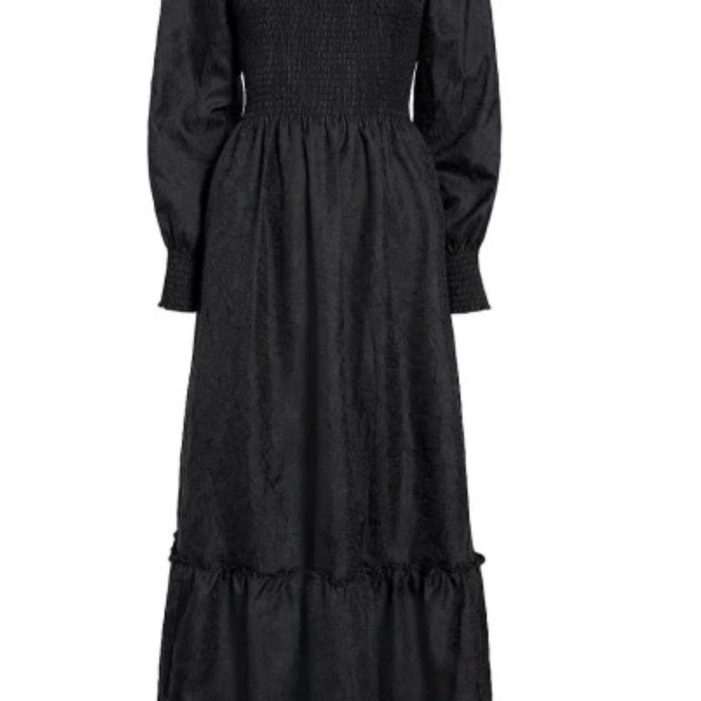 Hill House Black Long Sleeve Dress